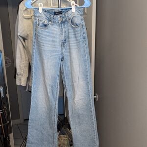 Aeropostale Light Blue Wide Leg Women's Jeans